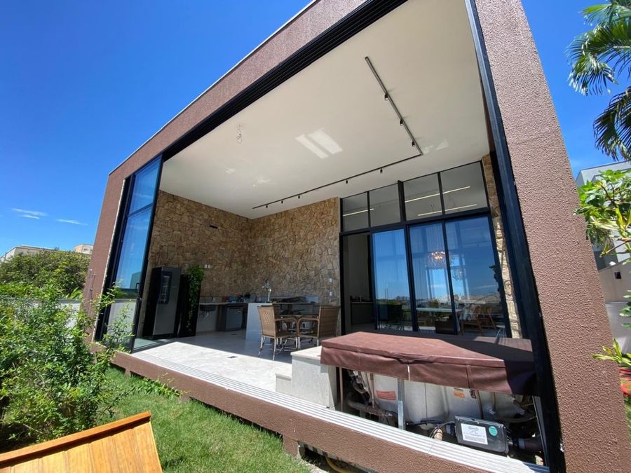 Área gourmet fechada com pele de vidro - ArchGlass, Cuiabá-MT
